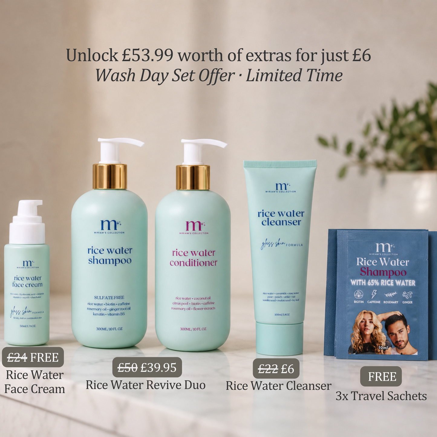 The Rice Water Revive Duo (Sulfate Free)
