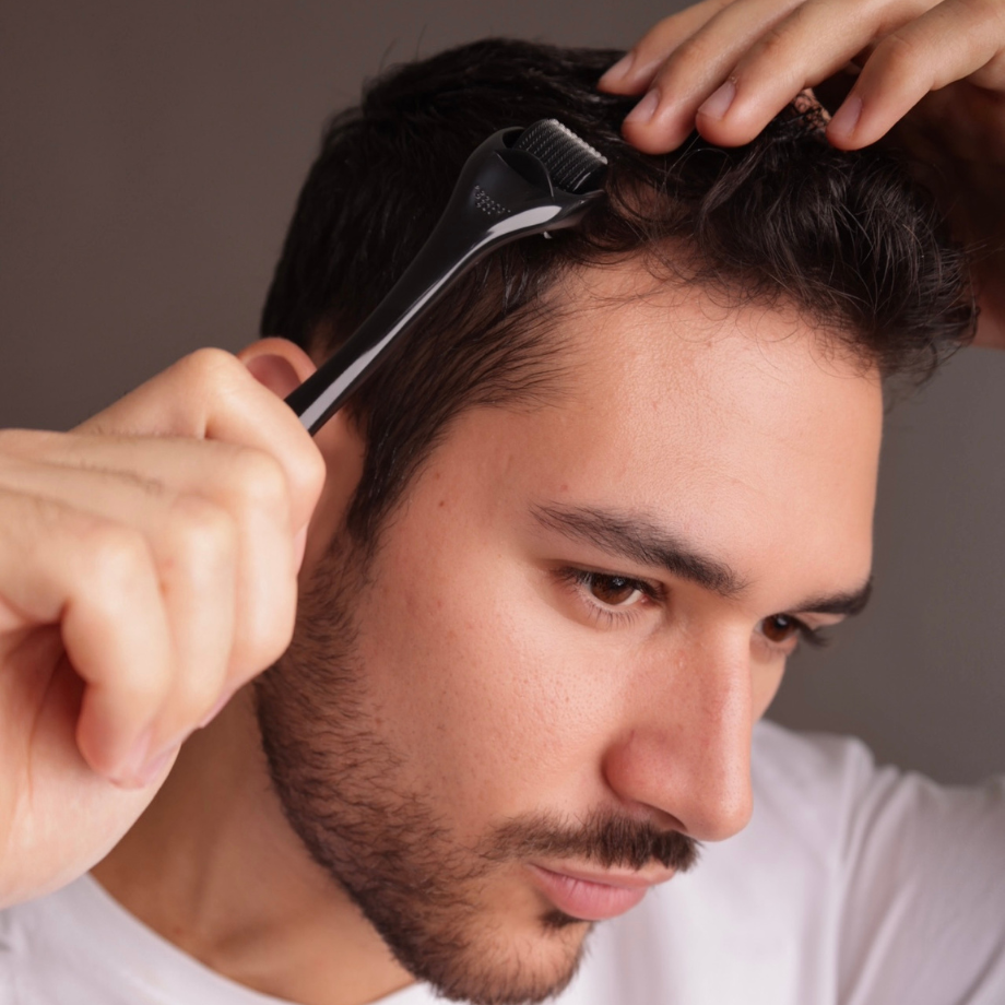 Black Hair Growth Roller (Dermaroller 1.0mm)